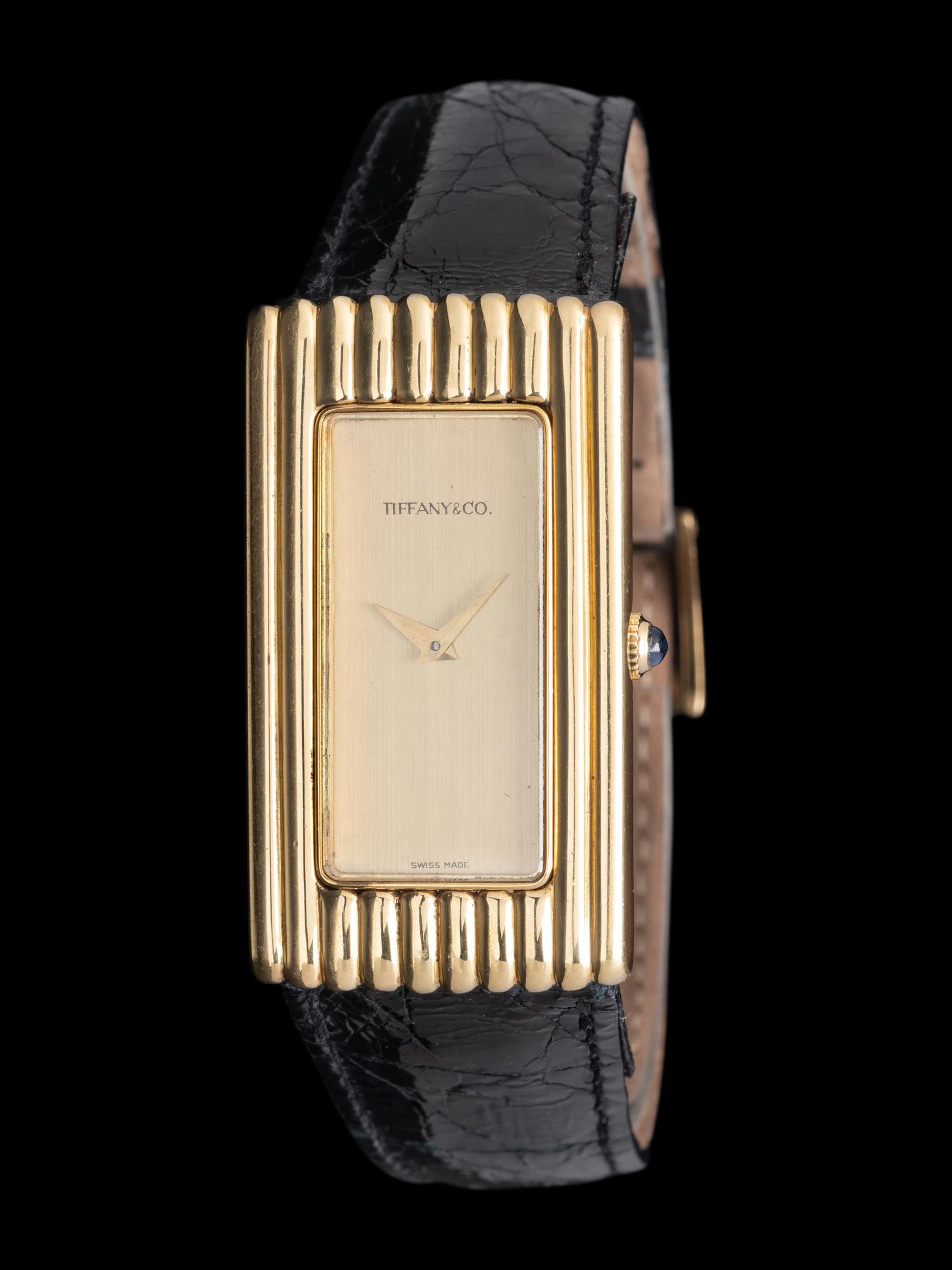 TIFFANY & CO., 18K YELLOW GOLD WATCH