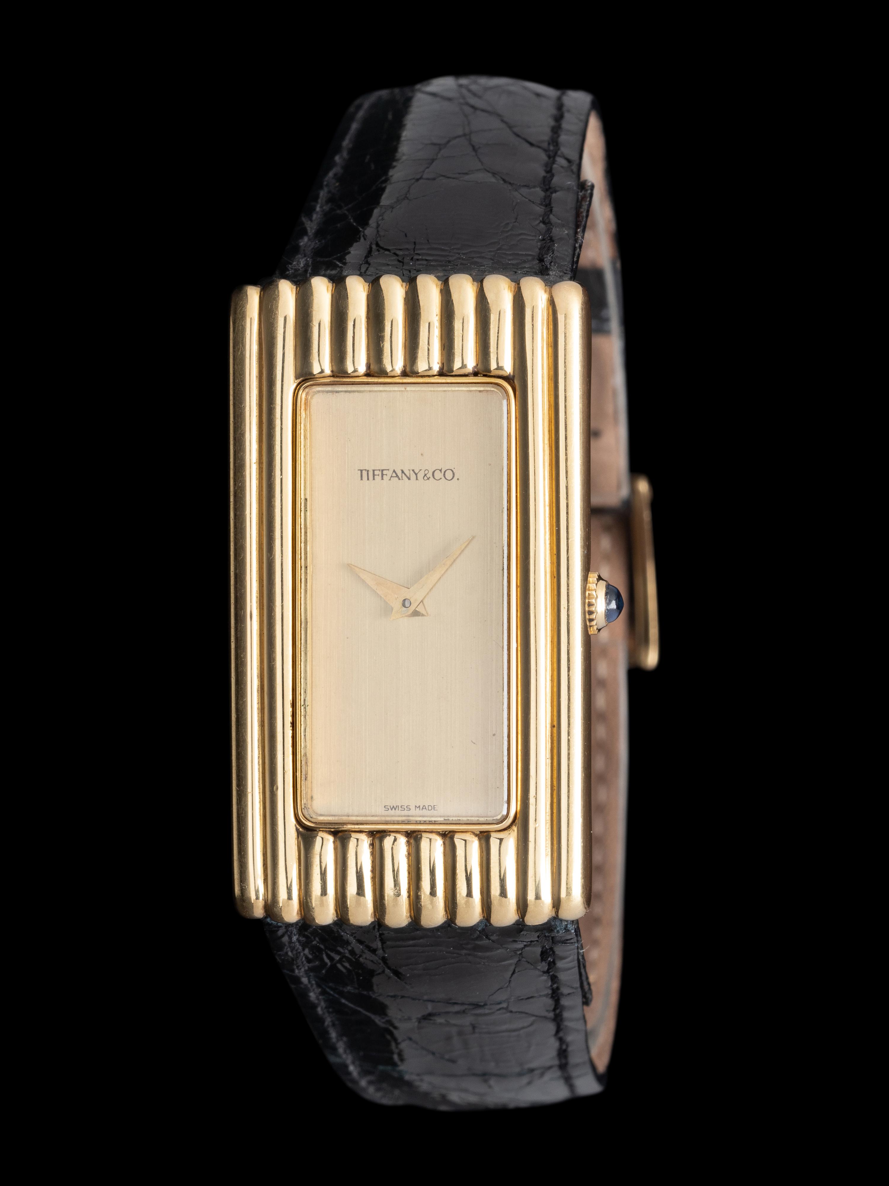 TIFFANY & CO., 18K YELLOW GOLD WATCH