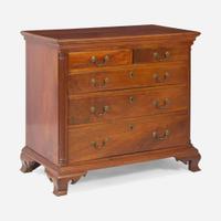 A Chippendale walnut chest of drawers Southeastern Pennsylvania, late 18th century