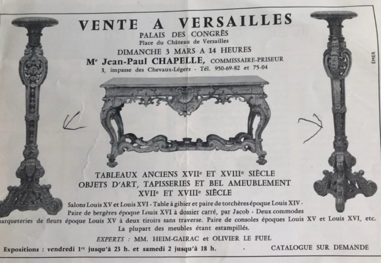 A Pair of Louis XIV Style Carved Oak Torchères
