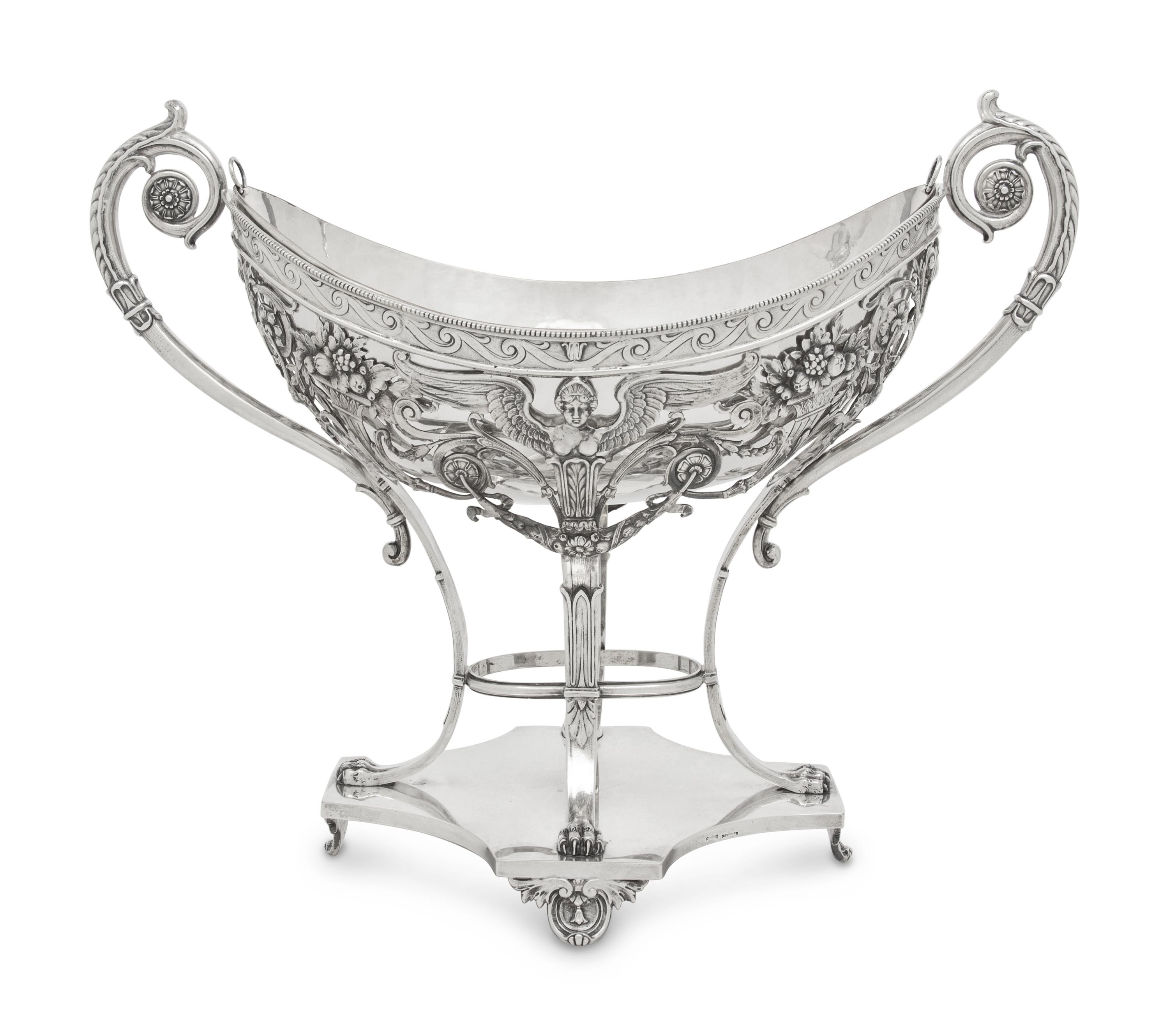 A German Silver Centerpiece Basket
