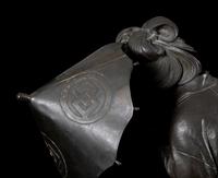 A Japanese Bronze Okimono of A Lady