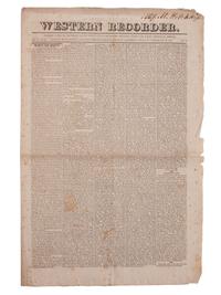 [PERIODICALS]. A group of 13 nineteenth-century newspapers and publications, including The Emancipator and the Catholic newspaper of the Yankton Sioux.