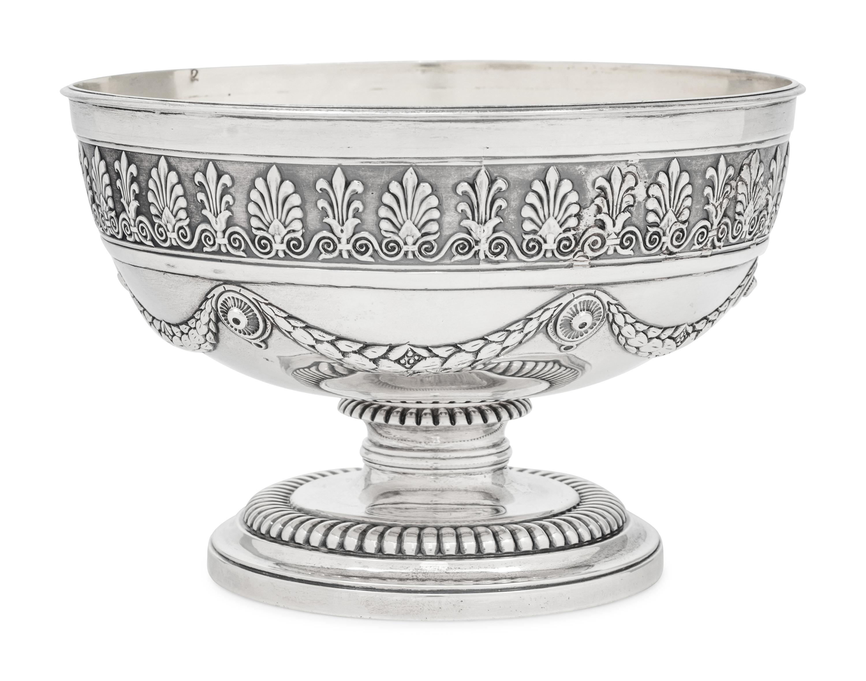 A Paul Storr Silver Fruit Bowl