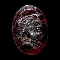 A Hellenistic Garnet Intaglio with King Antimachus