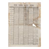 [LINCOLN ASSASSINATION]. A group of 6 newspapers, comprising: