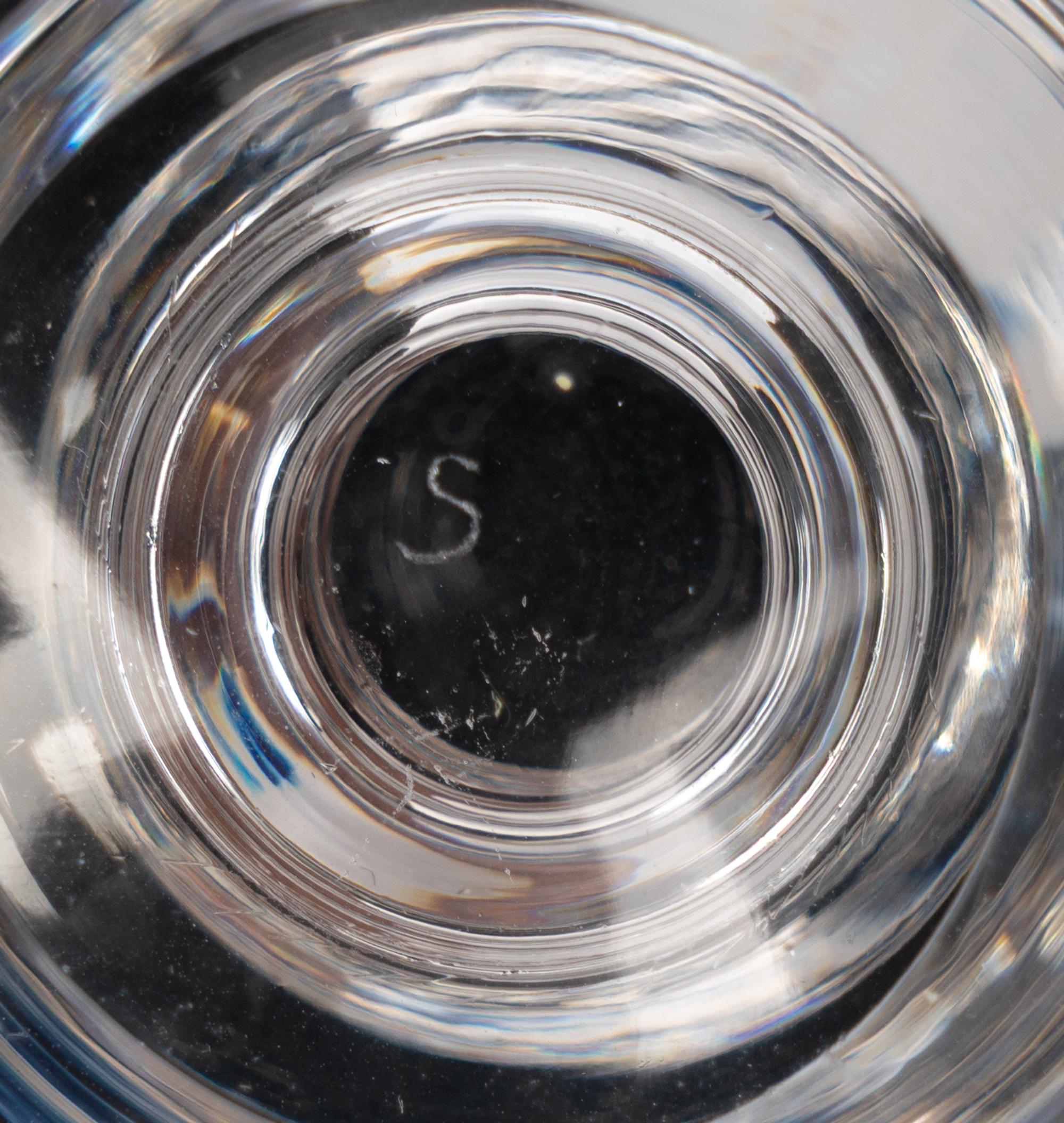 A Steuben Glass Stemware Service