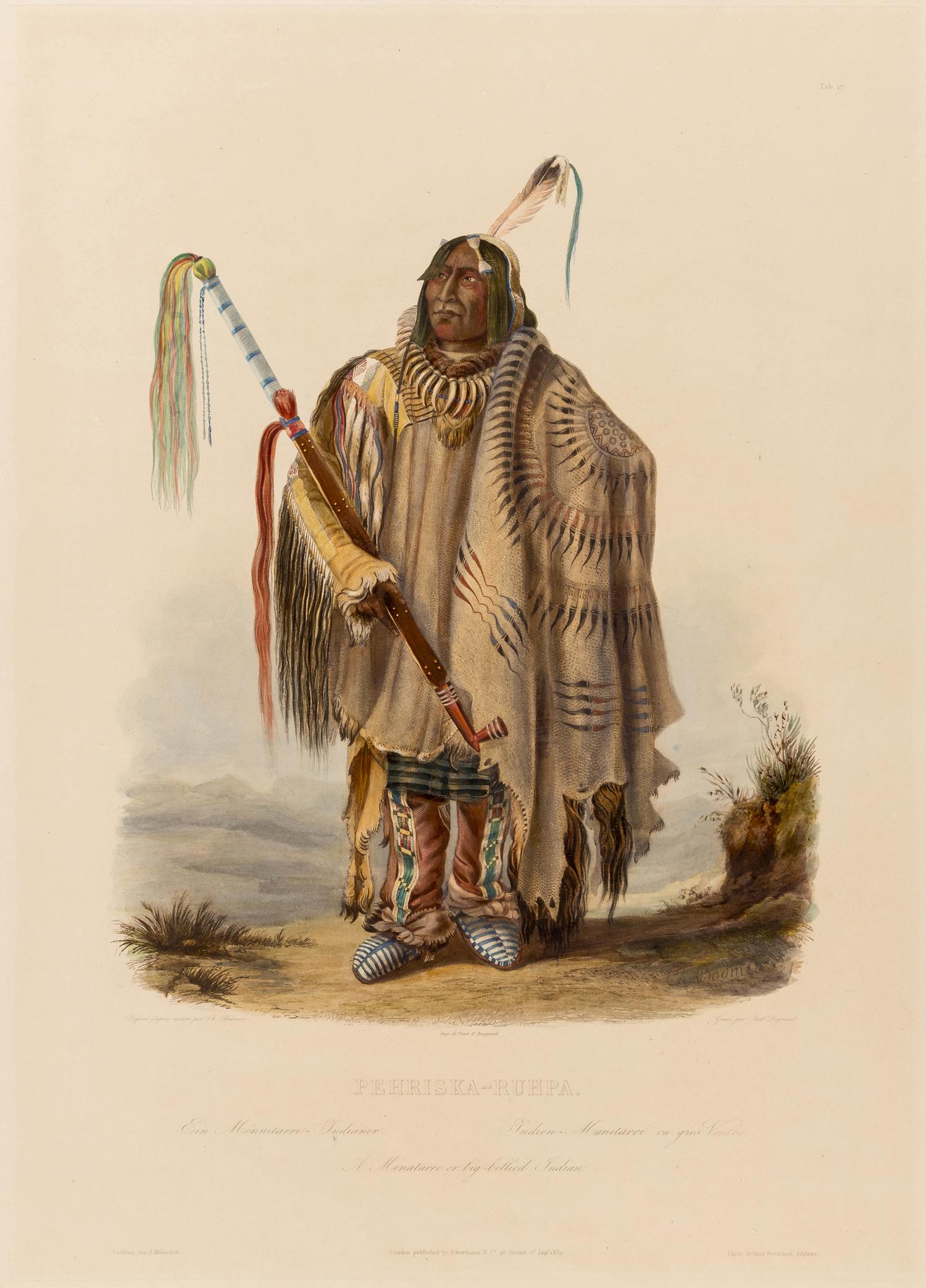 Karl Bodmer (Swiss/French 1809-1893), Set of Four Prints