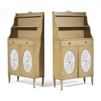 A Pair of Regency Style Painted Chiffonieres