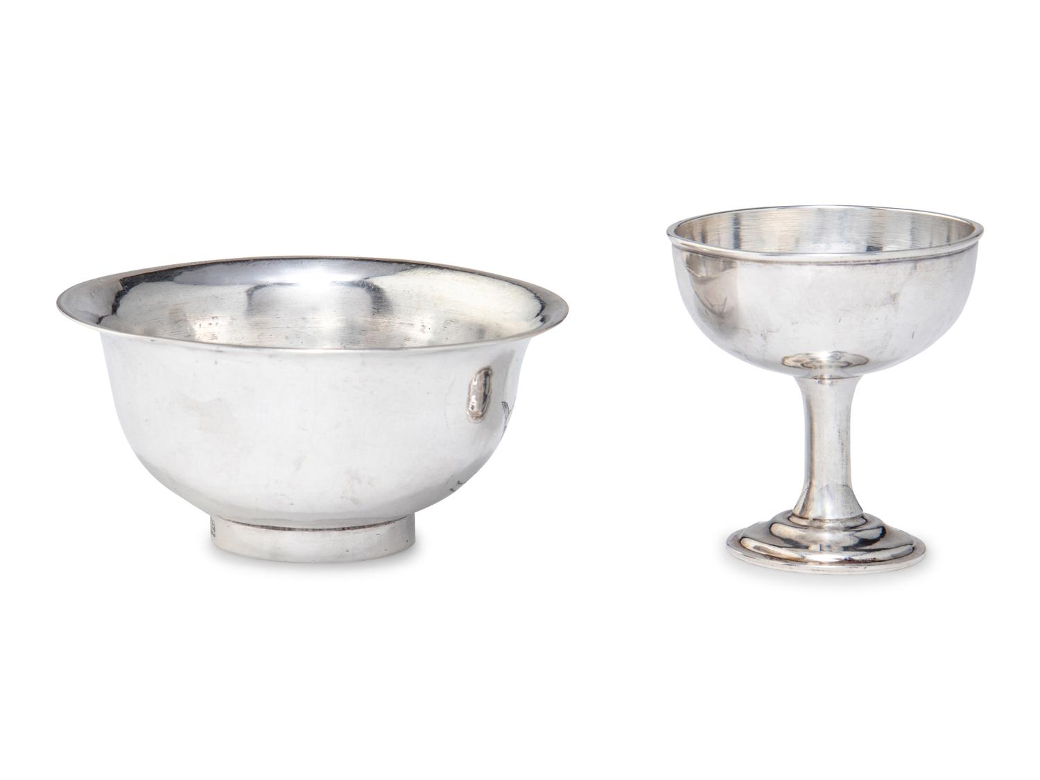 Two Chinese Silver Vessels