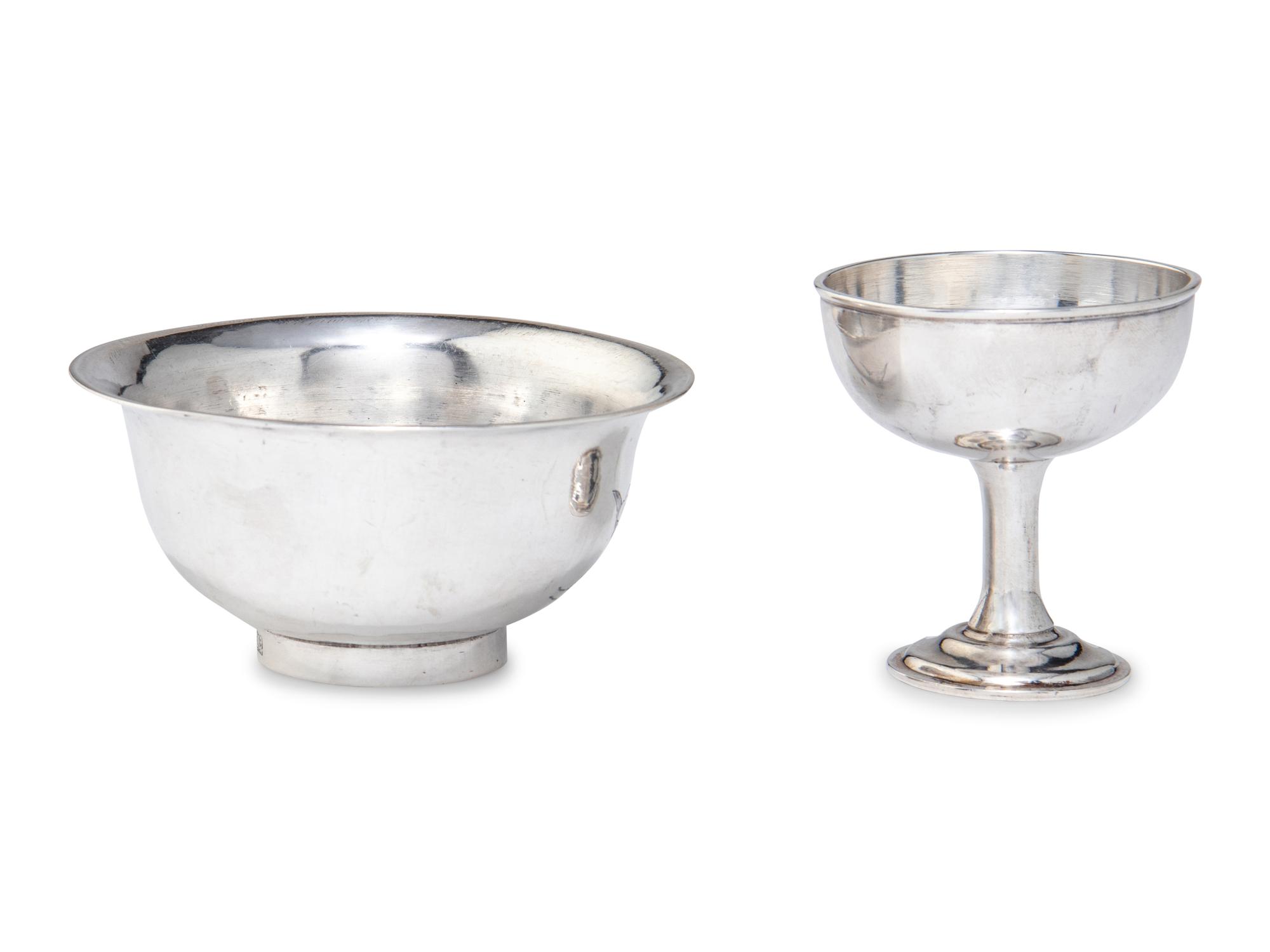 Two Chinese Silver Vessels