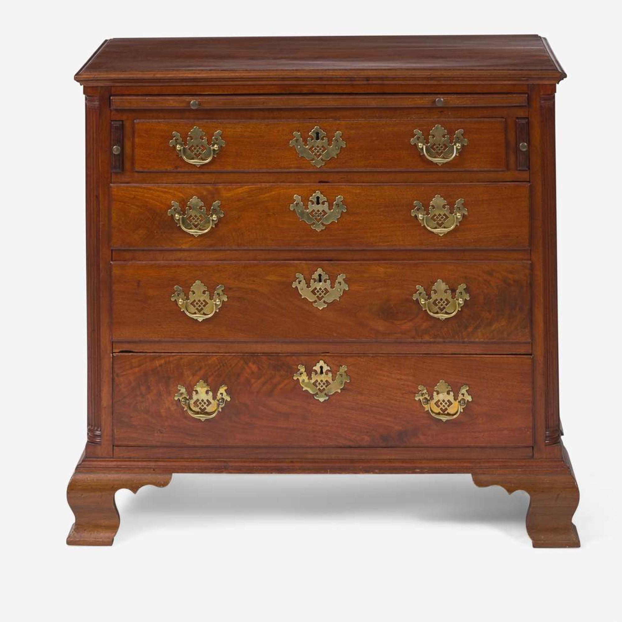 A Chippendale walnut chest of drawers Southeastern Pennsylvania, circa 1770