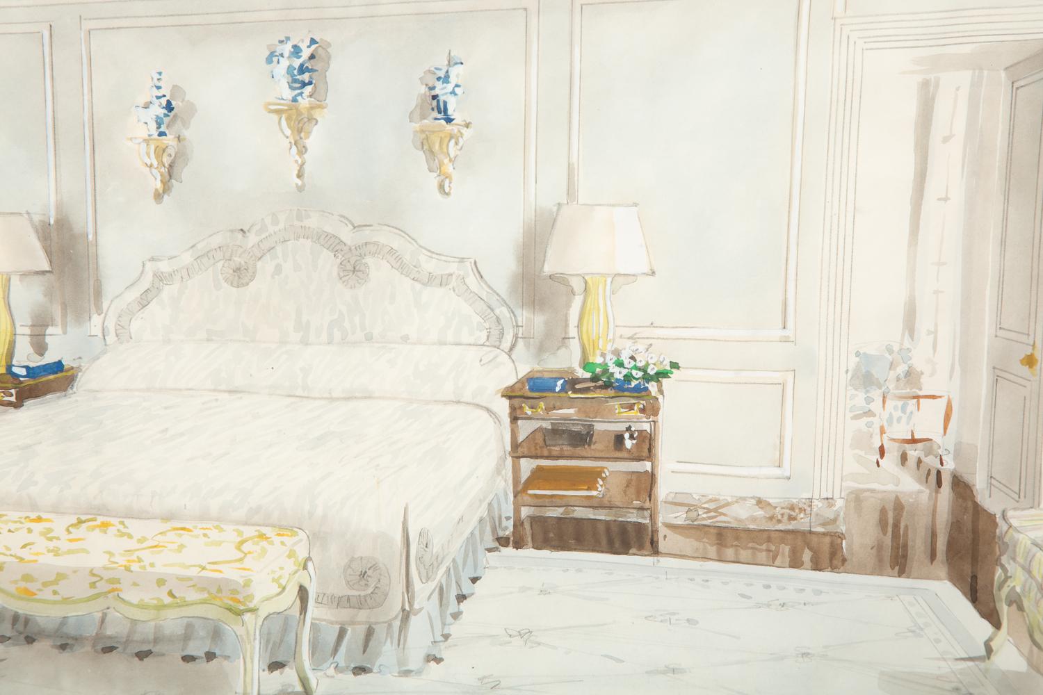 Residence of Mrs. Wm J. Reid (Issy) Studies (a group of four works)
