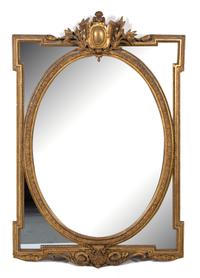 A Louis XVI Style Giltwood Mirror