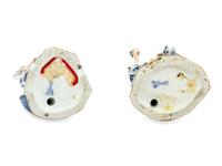 A Pair of Meissen Blue and White Figures