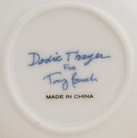 A Dodie Thayer for Tory Burch Lettuce Ware Dinner Service