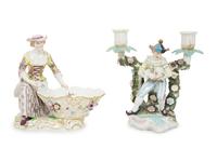 Two Dresden Porcelain Figurines