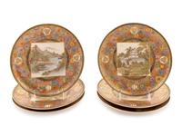 A Set of Six Japanese Satsuma Plates