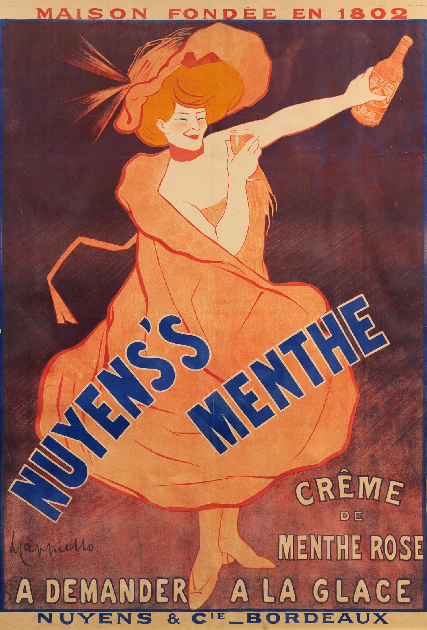 Leonetto Cappiello, (French, 1875–1942), Nuyens's Menthe