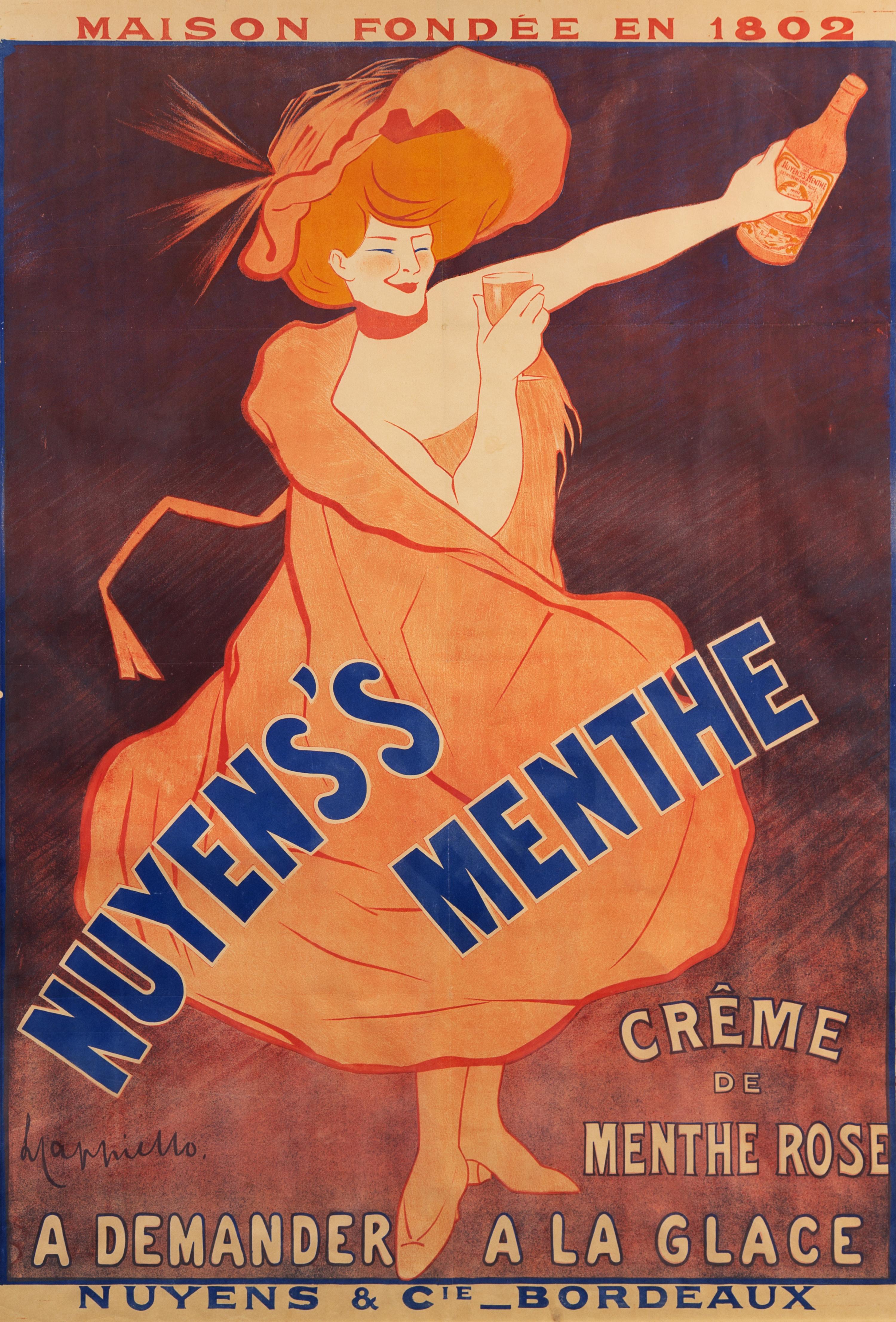 Leonetto Cappiello, (French, 1875–1942), Nuyens's Menthe