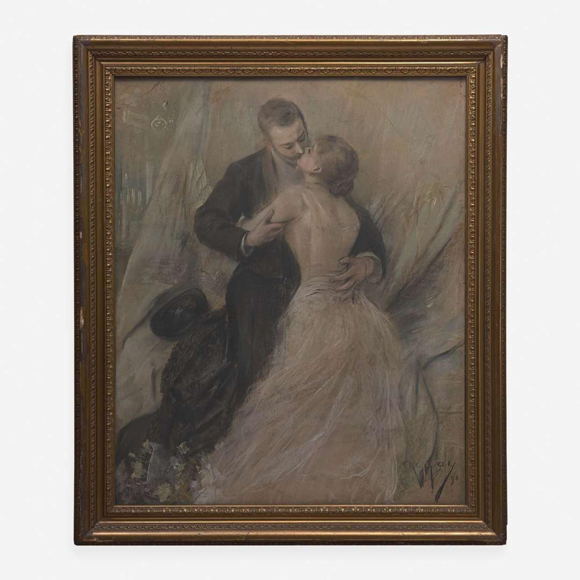 Joszi Arpad Koppay (Hungarian, 1859–1927) The Embrace