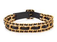 Chanel, Interwoven Leather-Chain Belt