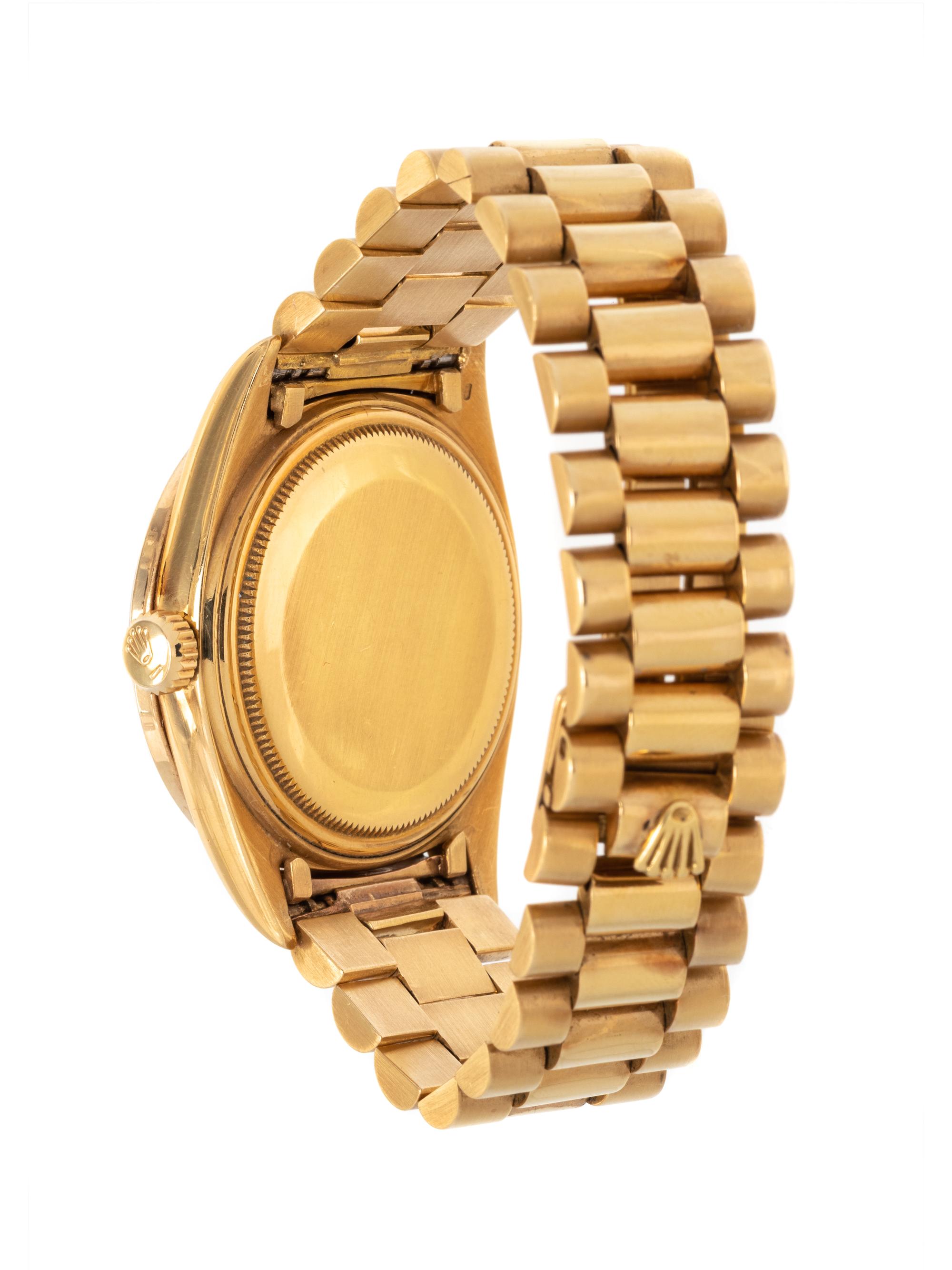 ROLEX, REF. 1803 18K YELLOW GOLD 'OYSTER PERPETUAL DAY-DATE' WATCH