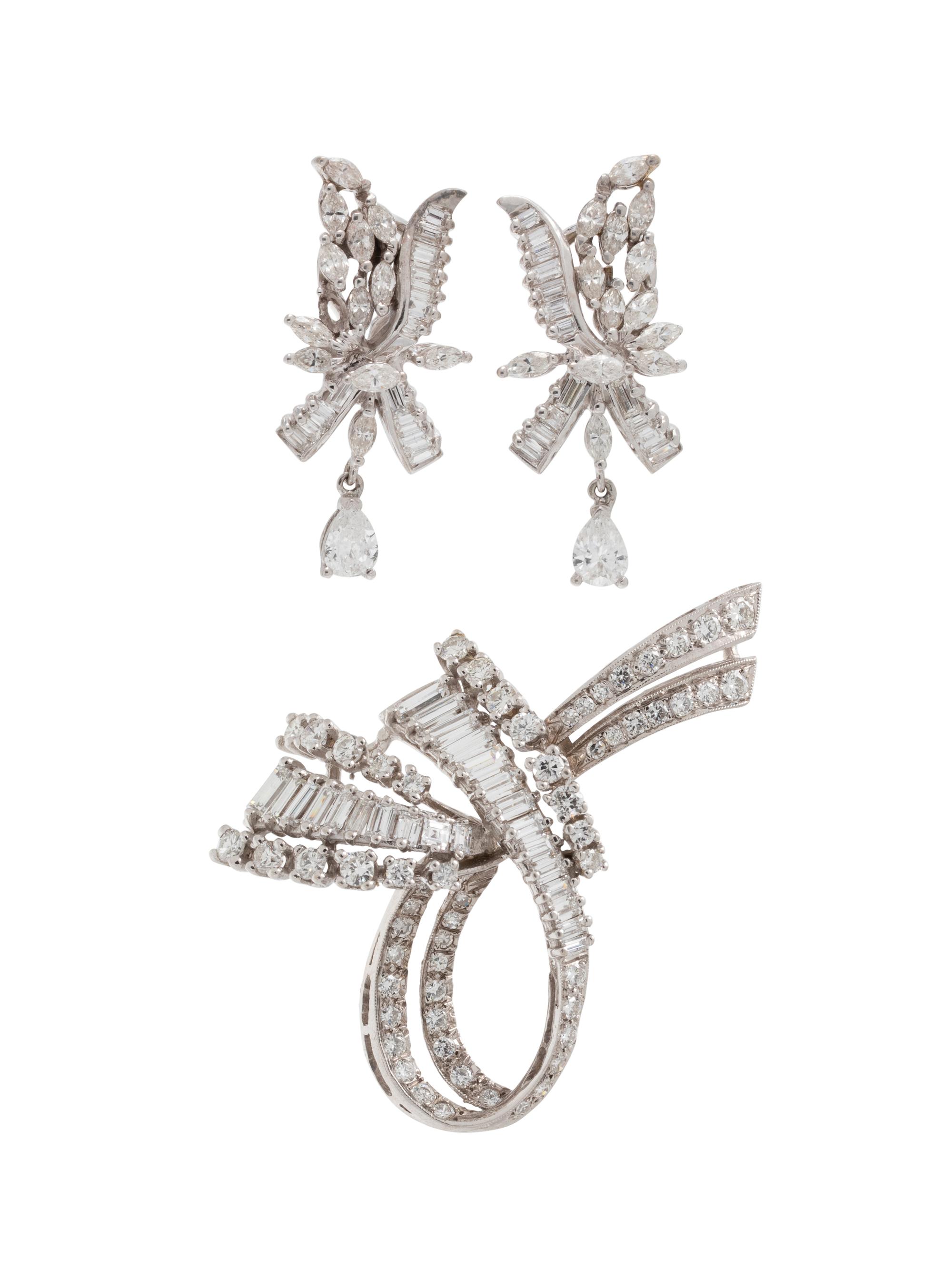 COLLECTION OF DIAMOND JEWELRY