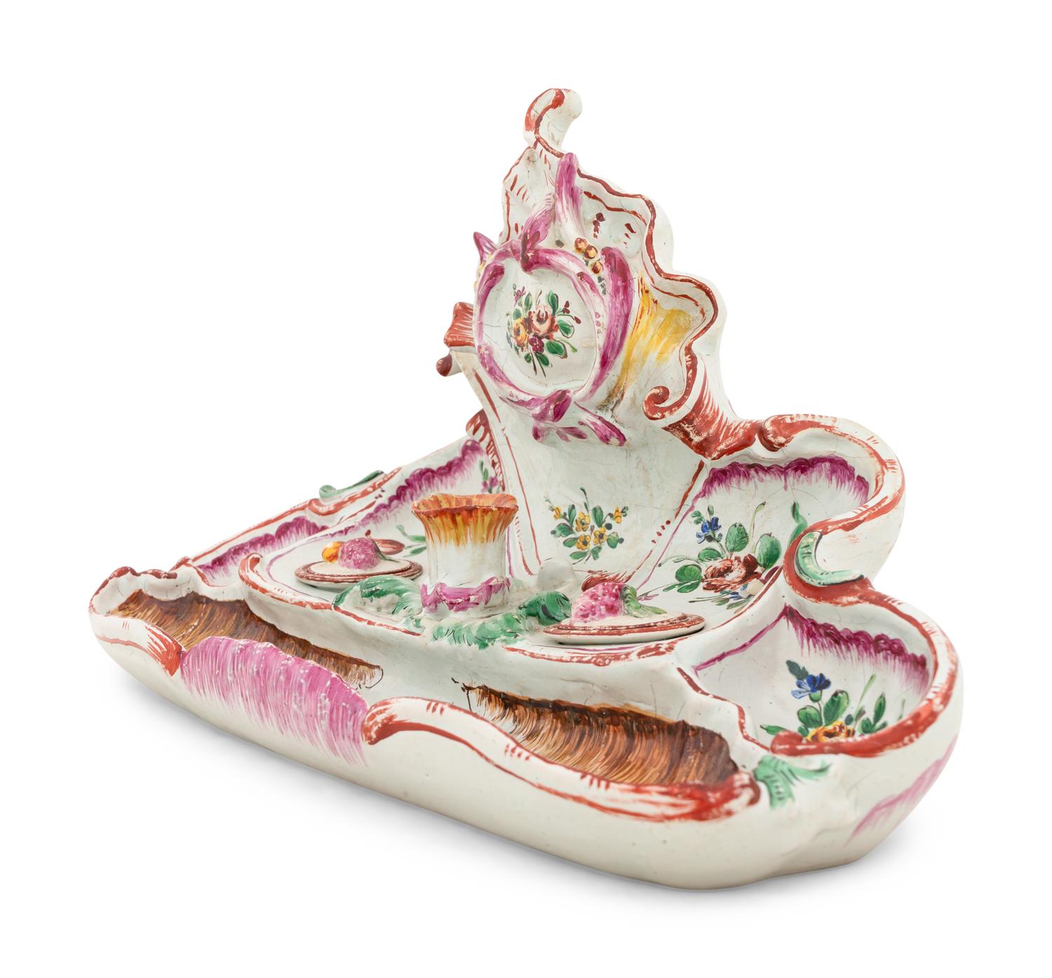 A French Faience Encrier