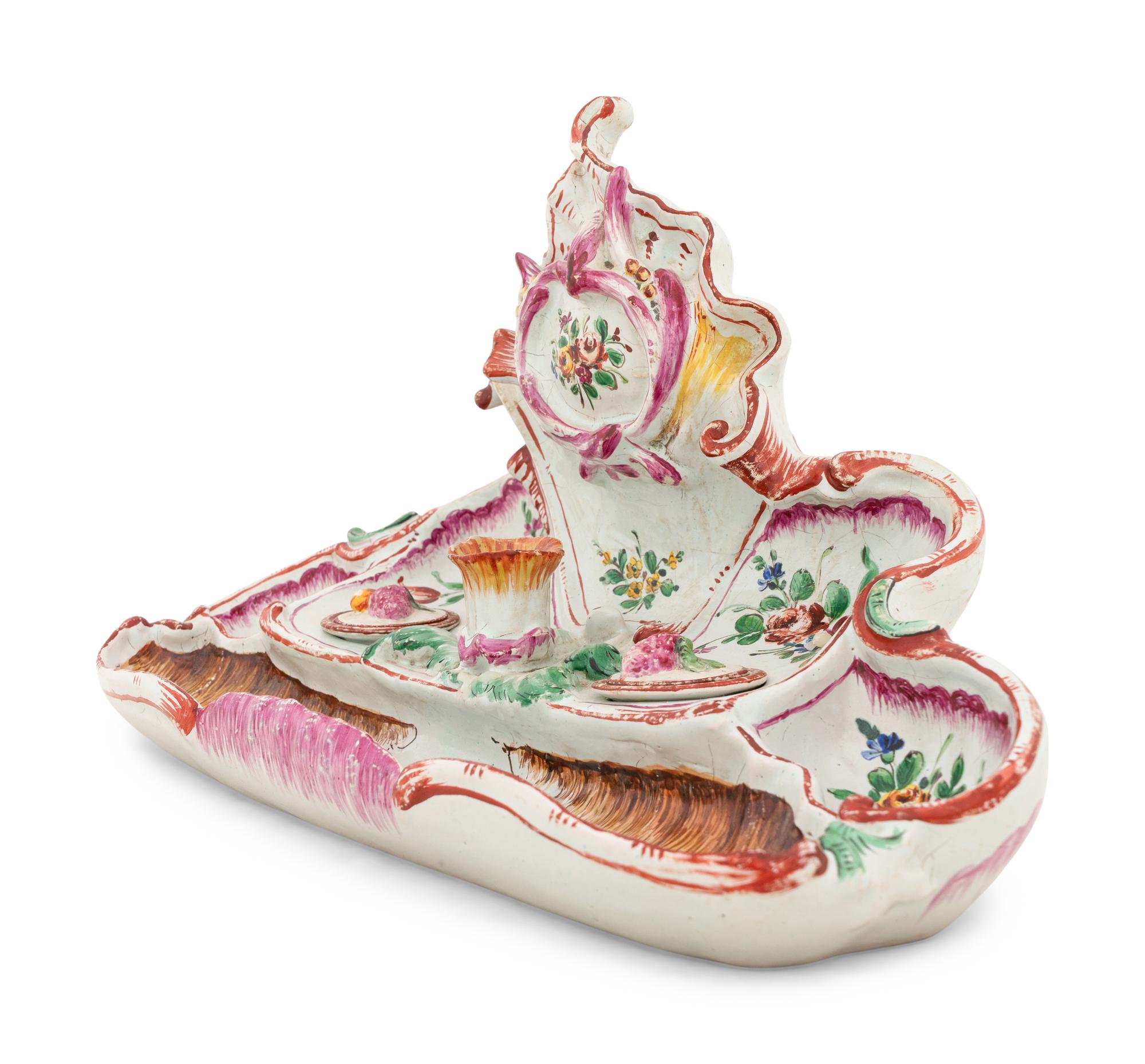 A French Faience Encrier