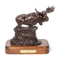 Barvo Walker, (American, 20th century), North American Moose, 1986