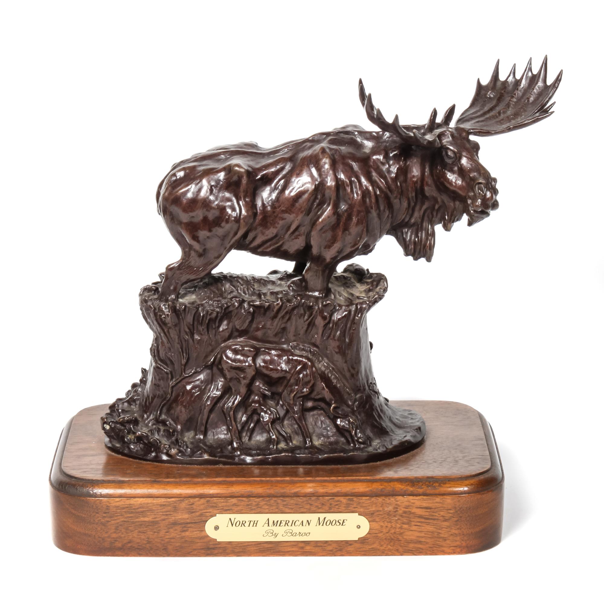 Barvo Walker, (American, 20th century), North American Moose, 1986