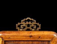 A Set of Three Chinese Huanghuali Couplet Wall Panels