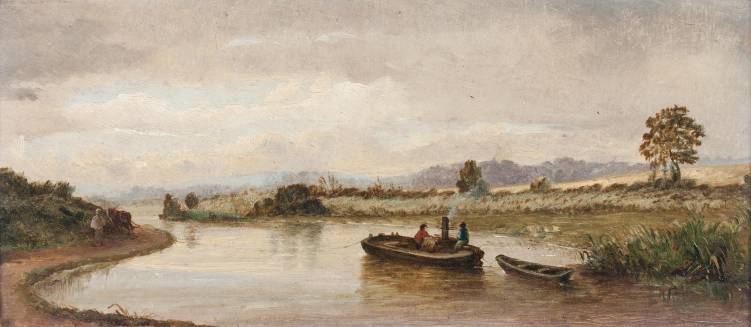 Artist Unknown, (19th/20th century), On the Taunton and Bridgwater Canal, N. Petherton, Somerset