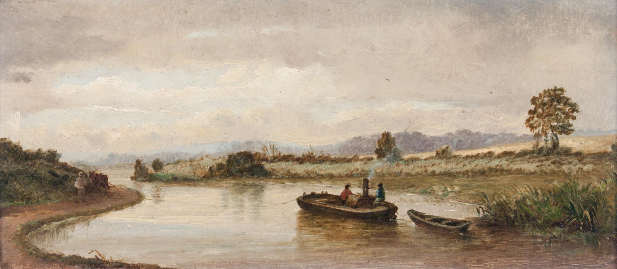 Artist Unknown, (19th/20th century), On the Taunton and Bridgwater Canal, N. Petherton, Somerset