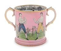 An English Ceramic Commemorative Loving Cup