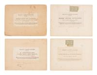 [CIVIL WAR]. 6 "Brady's Album Gallery" photographs incl. one of an unburied deceased Confederate.