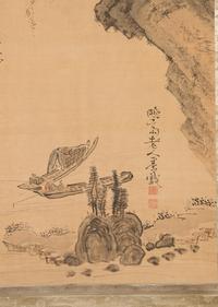 Two Japanese Paintings on Silk