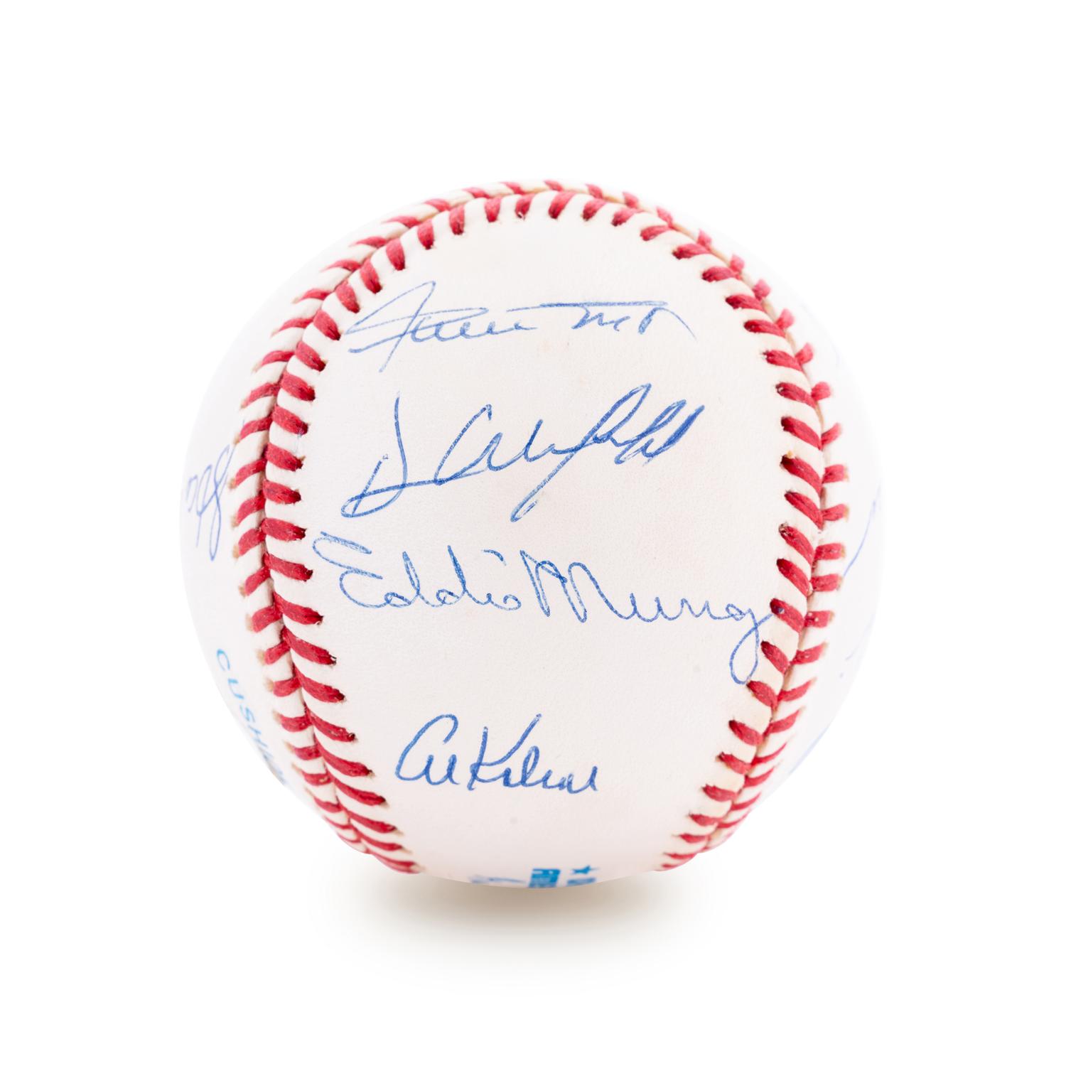 A 3,000 Hit Club Signed Baseball Featuring 12 Autographs (PSA)