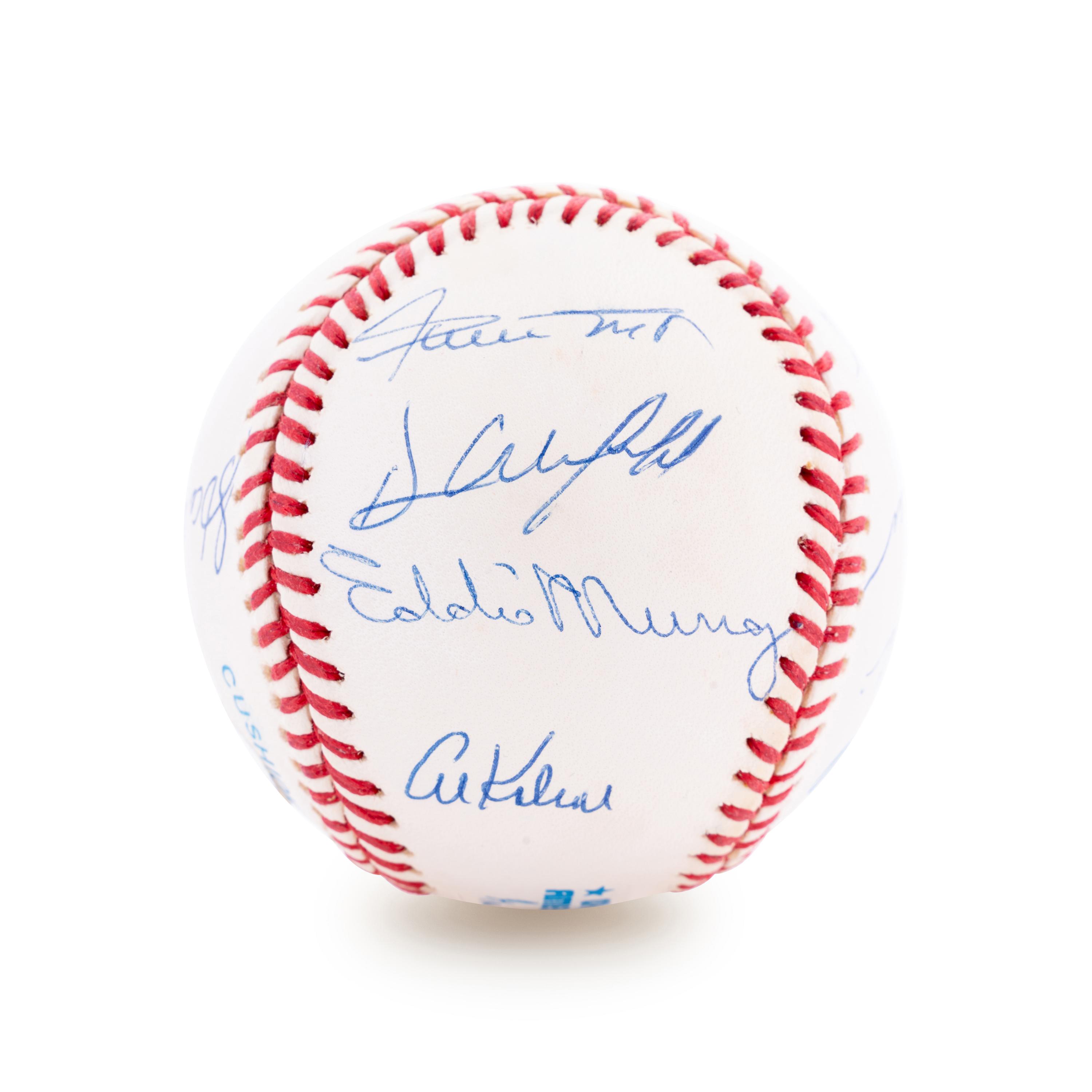 A 3,000 Hit Club Signed Baseball Featuring 12 Autographs (PSA)