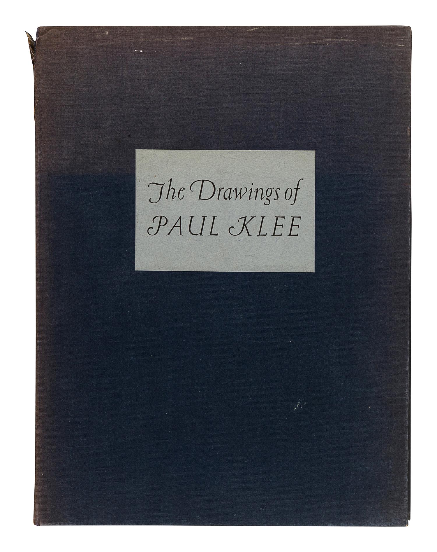[KLEE, Paul (1879-1940)]. GROHMANN, Will. The Drawings of Paul Klee . New York: Curt Valentin, 1944.