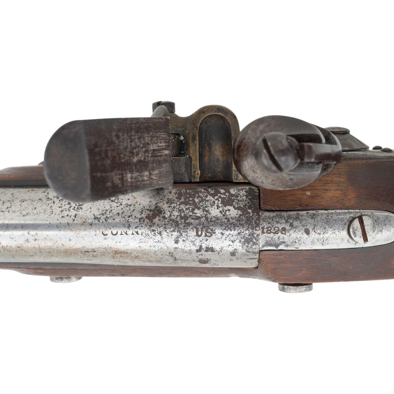 Connecticut Marked US Model 1822 (1816 Type II) Musket by Pomeroy