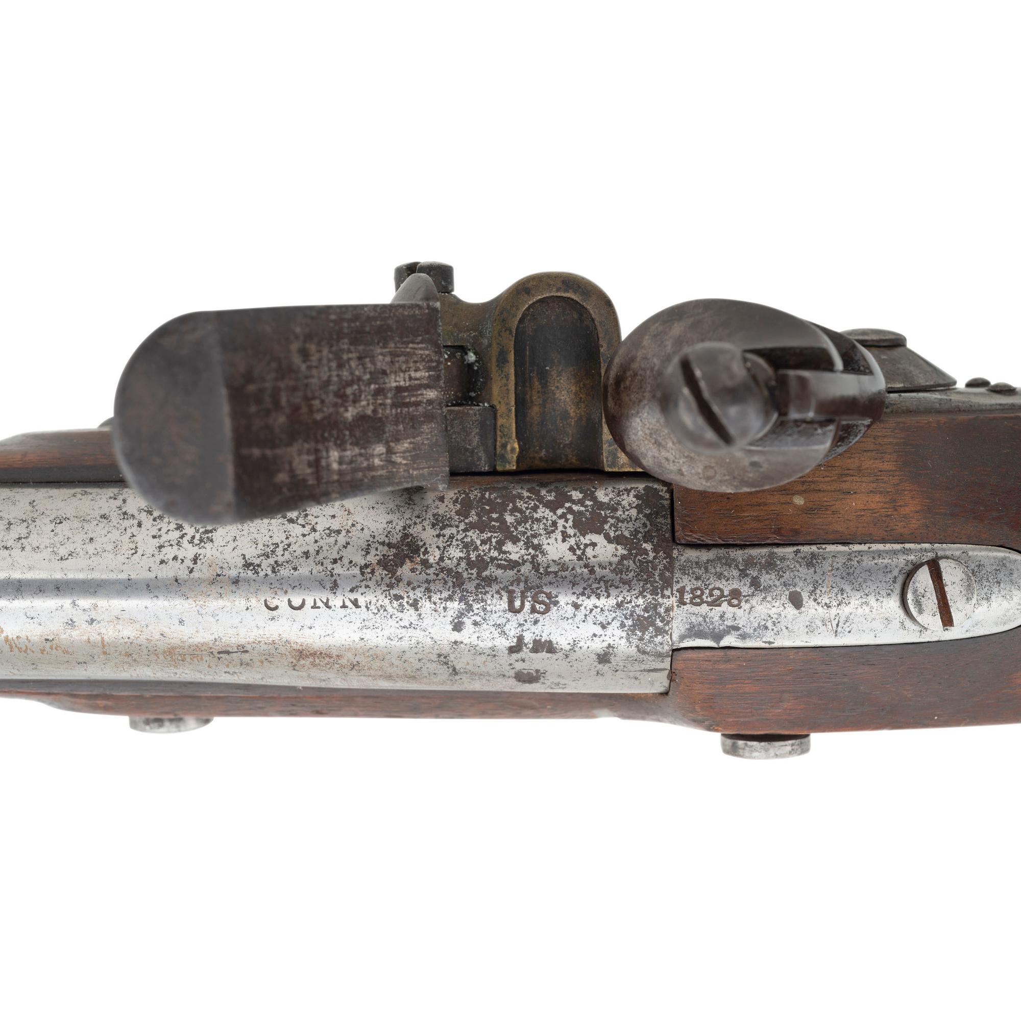 Connecticut Marked US Model 1822 (1816 Type II) Musket by Pomeroy