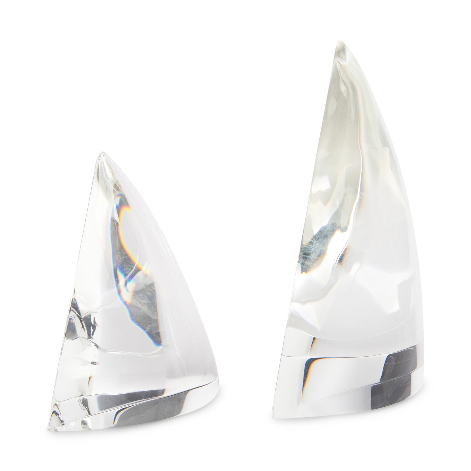 A Steuben Glass Close to the Wind Sculpture