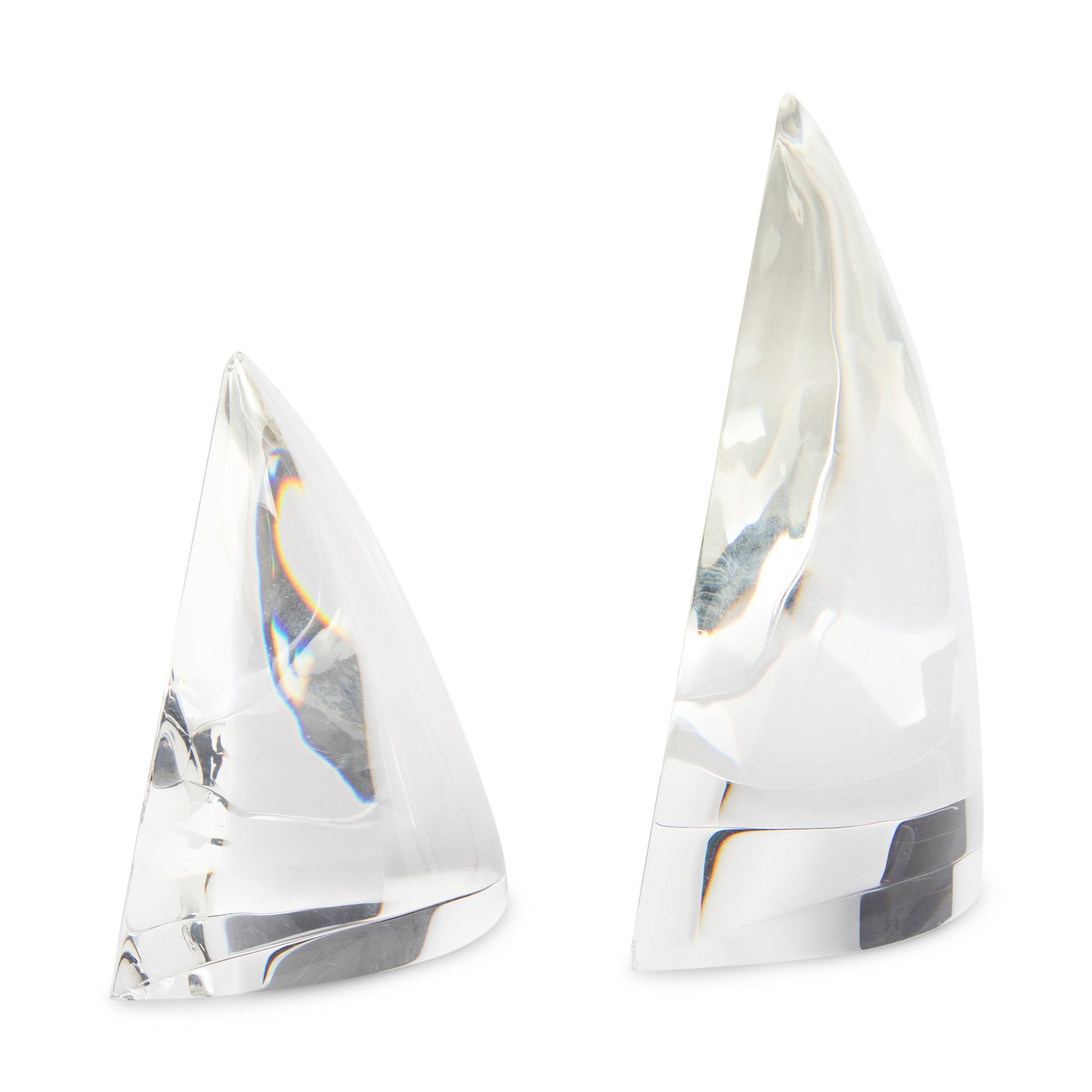 A Steuben Glass Close to the Wind Sculpture