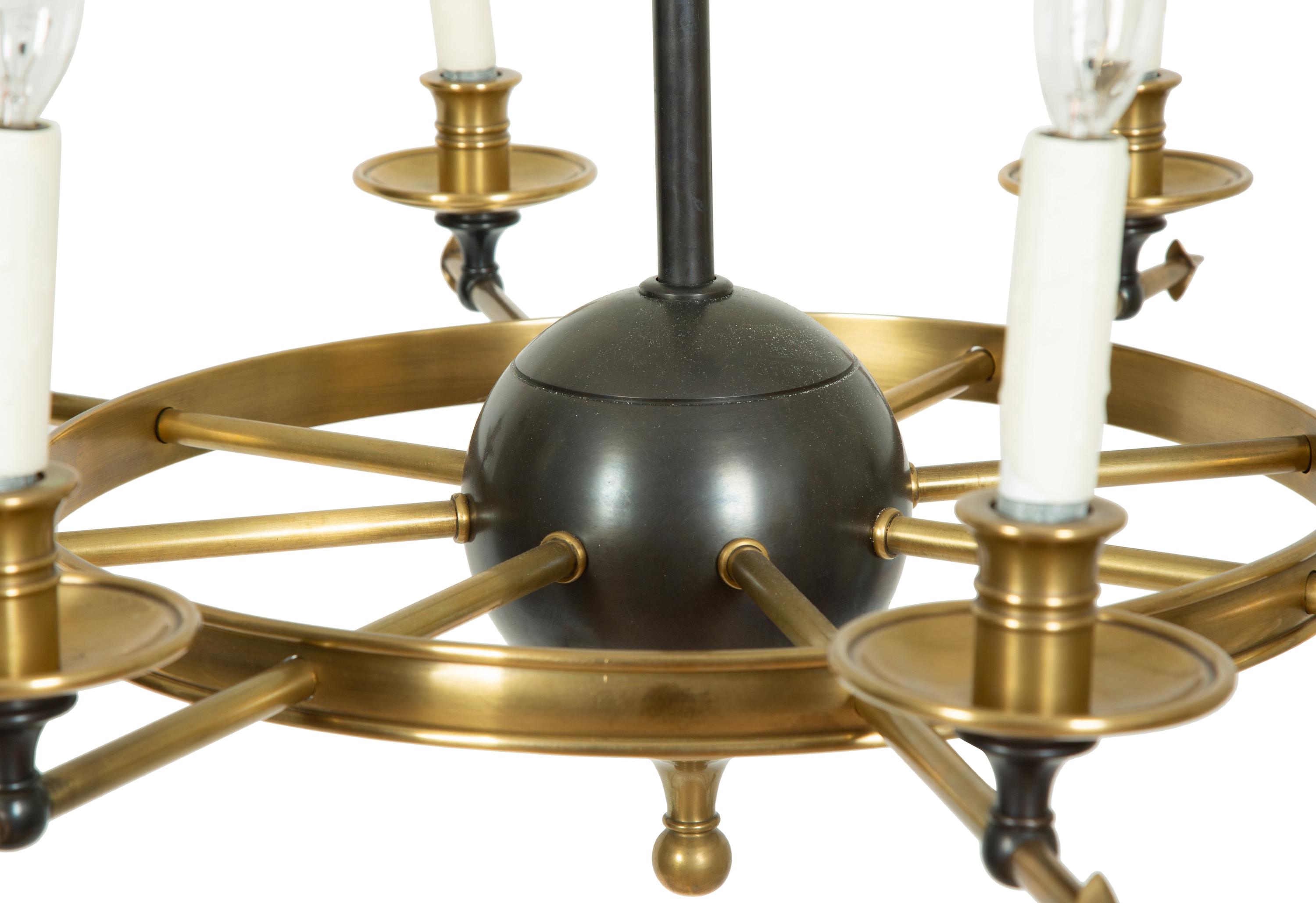 A Neoclassical Style Eight Light Chandelier by Visual Comfort — 20TH/21ST CENTURY