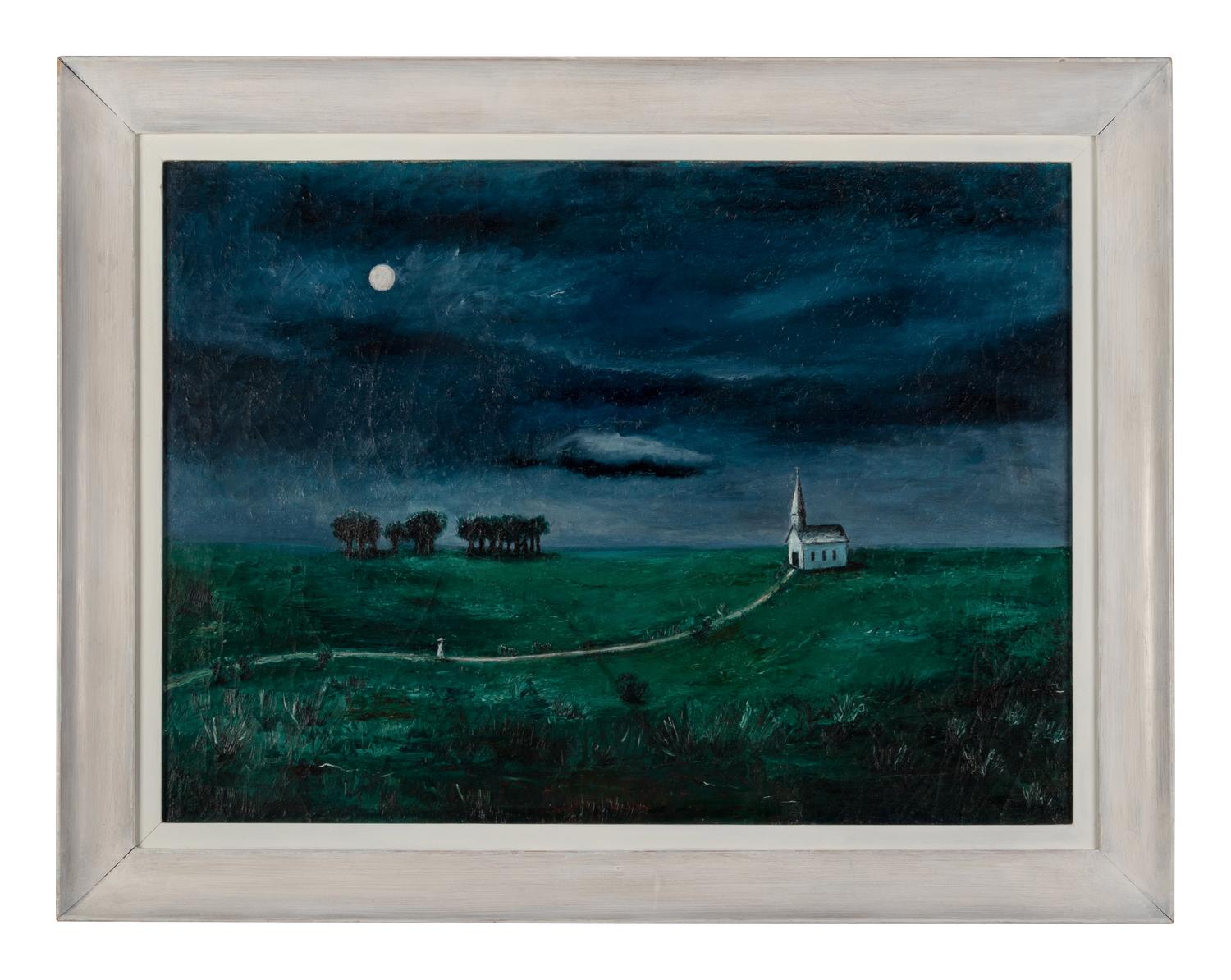 Landscape with Church (Church with Small Figure) , c. 1939-40