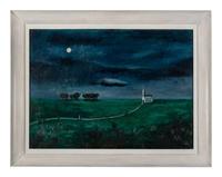 Landscape with Church (Church with Small Figure) , c. 1939-40