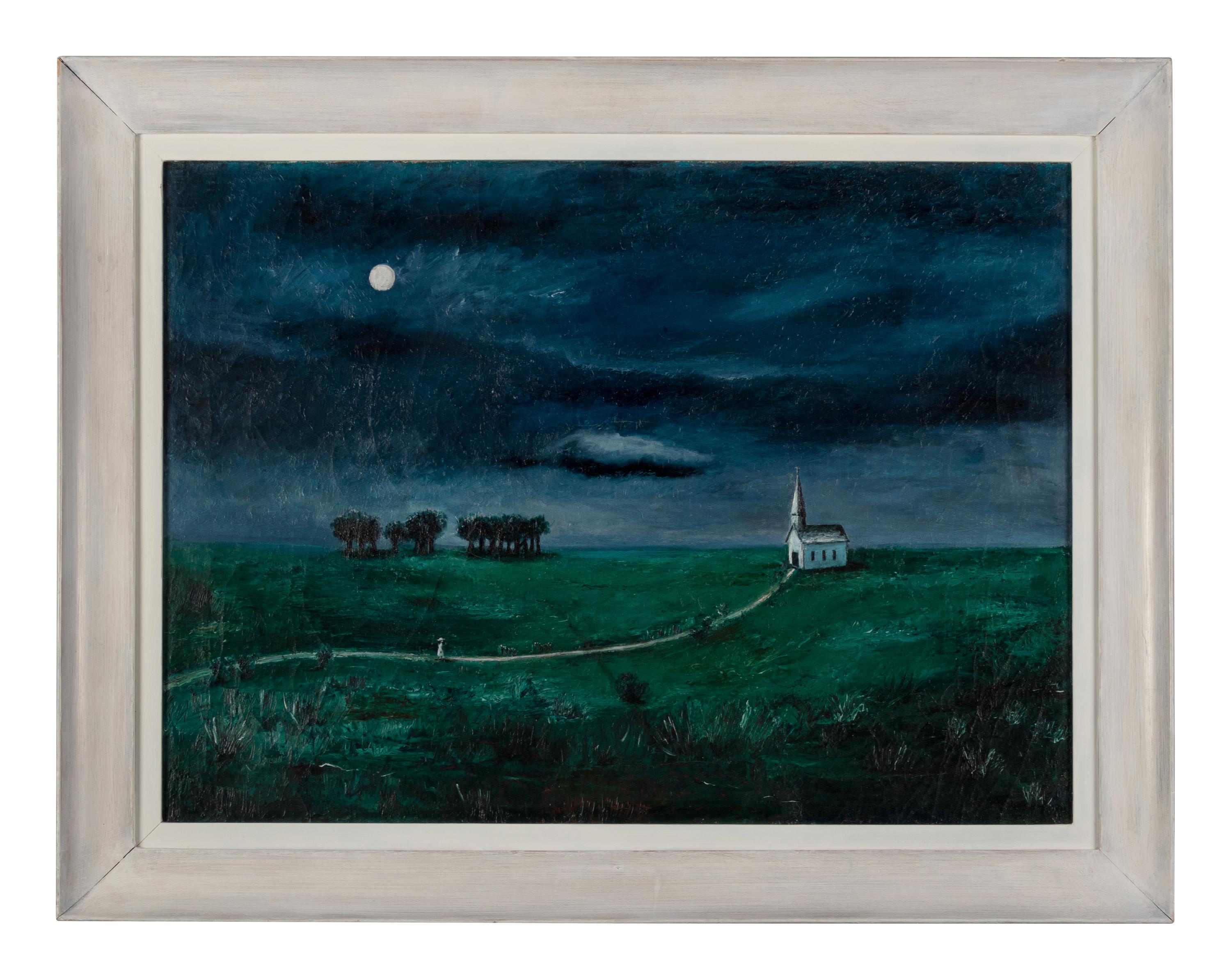 Landscape with Church (Church with Small Figure) , c. 1939-40