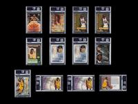 A Collection of Assorted PSA Graded 1996 Kobe Bryant Rookie Basketball Cards (12)